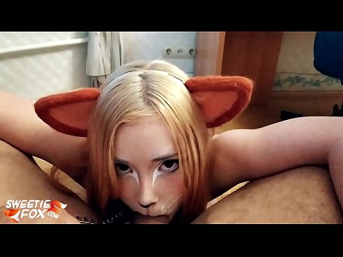 ❤️ Kitsune traga o pau e corre na súa boca Vídeo de sexo na pornografía gl.kiss-x-max.ru ❤
